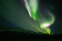 Magical night in Beaver Creek Yukon Canada 