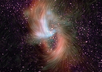 Magnetic fields surrounding the supermassive black hole at the center of the Milky Way