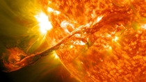 Magnificent Coronal Mass Ejection Erupts from the Sun x
