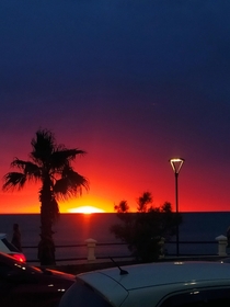 Magnificent sunset of today Friday Jan - Piripolis Uruguay