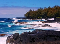 Makuu cliffs Big Island Hawaii 