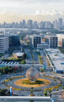 Mall of Asia Globe at Manila Bay Philippines  