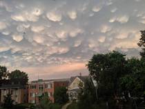 Mammatus Clouds over Minneapolis Minnesota