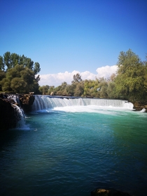 Manavgat waterfall in turkey  x