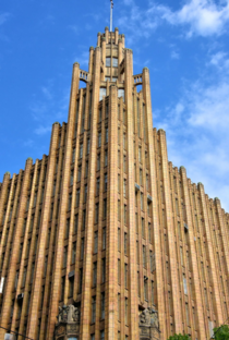 Manchester Unity Building is an Art Deco Gothic inspired building in Melbourne Australia constructed in  by architect Marcus Barlow