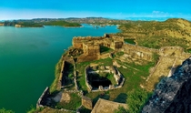 Mangla Lake from Ramkot Fort Mirpur Pakistan 