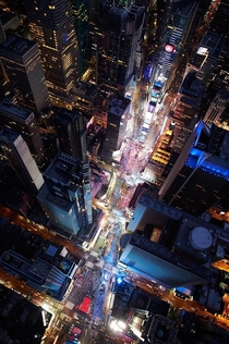 Manhattan by Night by Cameron Davidson