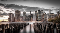 Manhattan by night by Nick Brandt 