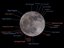 Map of the Moon 