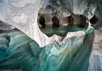 Marble Cave General Carrera Lake Patagonia Argentina 