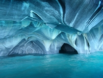 Marble Caverns of Carrera Lake Chile 