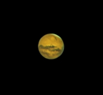 Mars through telescope Its not good quality but I still like it