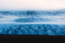 Massive ice wall in Vatnajkull National Park Iceland  felixsunphoto