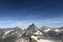 Matterhorn from the back SwitzerlandItaly 
