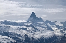 Matterhorn in mid-April snow 