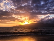 Maui sunsets never disappoint