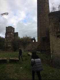 Me and my mate at an abandoned mill last year