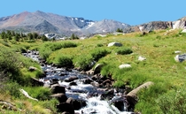 Meadows and streams in the Eastern Sierra 