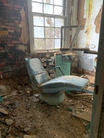 Medicaldental chair in Forest Haven asylum The doctor will see you now