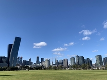 Melbourne from an unusual angle 