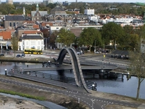 Melkweg Bridge in Purmerend Netherlands 