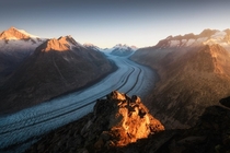 Melting Giants Glacier in Switzerland  IG konstantinkraemer