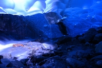 Mendenhall Glacier Ice Cave in Juneau Alaska  - by Katy Giorgio