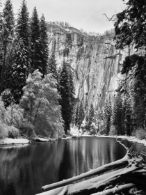 Merced River in Yosemite Valley - December 