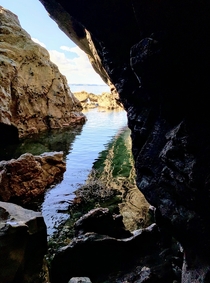 Merlins Cave in Tintagel UK x OC