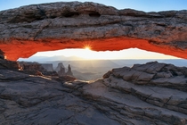 Mesa Arch at late Sunrise  Canyonlands NP Utah USA - by Matthias MH Huber 