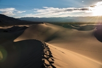 Mesquite Sand Dunes Death Valley 