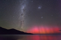 Meteor Magellanic Clouds and the Aurora Australis 