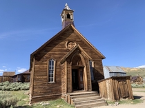 Methodist Church in the ghost town of Bodie CA