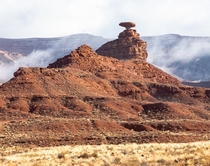 Mexican Hat a rock formation in Southeast Utah 