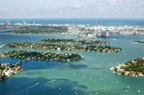 Miami Beach Barrier Islands Florida USA