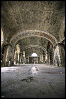 Michigan Central Station Detroit  EOS D  Sigma -mm