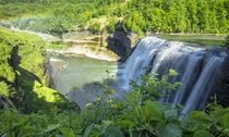 Mid Summer at The Middle Falls Letchworth State Park Upstate NewYork    