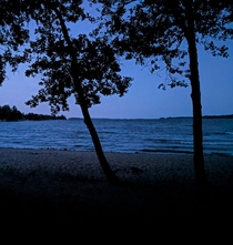 Midnight by the sea in Espoo Finland Last June 