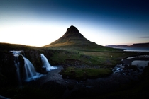Midnight Light Kirkjufell Iceland 