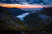 Midnight sunset Andya Norway 