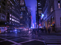 Midtown Manhattan at night NYC