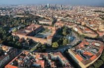 Milan Italy with Sforza Castle