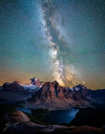 Milky Way Above the Canadian Rockies 