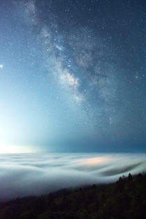 Milky Way and Fog Waves
