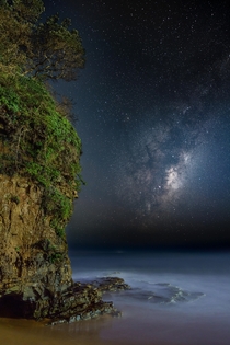 Milky Way core at Warriewood Beach Sydney 