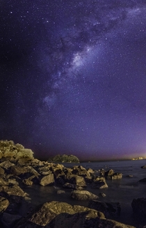 Milky Way New Zealand Mount Maunganuis shark alley 