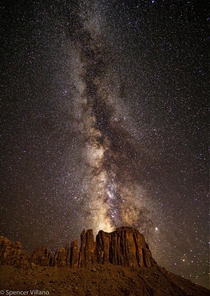 Milky Way over Bears Ears Utah 
