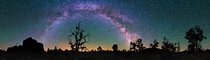 Milky Way over Craters of the Moon national monument 