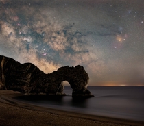 Milky Way over Durdle Door UK 