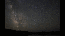 Milky Way over French River Provincial Park Ontario 